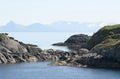 View over the ocean (Norway) Royalty Free Stock Photo