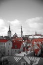 View over the Old Town of Tallinn Royalty Free Stock Photo