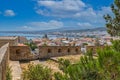 View over one part of the city Rethymno, in Crete island, Greece Royalty Free Stock Photo
