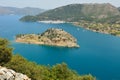 View over Orhaniye bay near Marmaris resort town in Turkey. Royalty Free Stock Photo