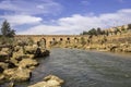 View over Oum Errabia river and Bridge to Kasba Tadla