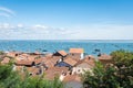 Arcachon Bay, France, view over the oyster village of Lherbe Royalty Free Stock Photo