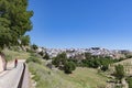 View over Padre Jesus district Ronda Spain