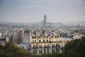 View over Paris from Montmartre Royalty Free Stock Photo