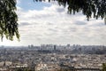 View over Paris from Montmartre Royalty Free Stock Photo