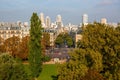 View over Paris from the Temple de la Sybille Royalty Free Stock Photo