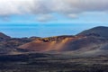 View over the Parques natural los Volcanes with the Caldera del Corazoncillo, Lanzarote