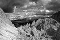 View over Passo Gardena, Dolomiti