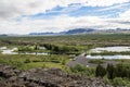 View over Pingvellir National Park, Iceland