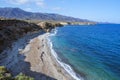 Playa Larga beach in Lorca, Spain