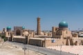 View over Poi Kalon Mosque and Minaret from Ark fortress, Bukhara, Uzbekistan Royalty Free Stock Photo