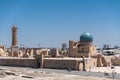 View over Poi Kalon Mosque and Minaret from Ark fortress, Bukhara, Uzbekistan Royalty Free Stock Photo