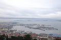 The View Over the Port of Vigo in north west Spain Royalty Free Stock Photo