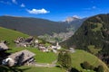 View over Pufels, Bulla, South Tyrol Royalty Free Stock Photo