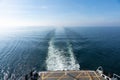 View from a carferry on Lake Constance