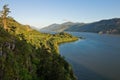 View over river gorge