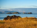 View over rocky islands from Stykkisholmur, Iceland