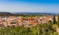 Panoramic city landscape view of Felanitx on Majorca island, Spain