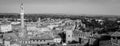 View over the roofs of Siena towards the Torre Magna, seen from the roof of the Siena cathedral