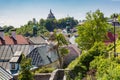 View over rooftops of the city Banska Stiavnica Royalty Free Stock Photo