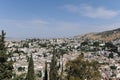 View over the rooftops of Granada on a sunny day Royalty Free Stock Photo