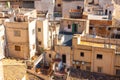 View over the rooftops of Palma de Mallorca from the terrace of the Cathedral of Santa Maria of Palma, also known as La Seu. Palm Royalty Free Stock Photo