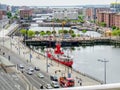 View over Royal Albert Dock Liverpool Royalty Free Stock Photo