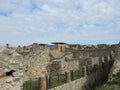 View over the ruins of Pompeii, Italy Royalty Free Stock Photo