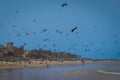 Panorama of Yoff beach in Dakar