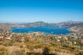 View over Selimiye village near Marmaris resort town on the Bozburun Peninsula in Mugla province of Turkey Royalty Free Stock Photo