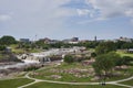 View over Sioux Falls with city skyline Royalty Free Stock Photo
