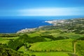 View over the south coast to the west, SÃÂ£o Miguel Island, Azores, AÃÂ§ores, Portugal, Europe