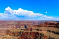 View over the south and north rim part in grand canyon USA Royalty Free Stock Photo