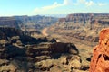 View over the south and north rim part in grand canyon USA Royalty Free Stock Photo