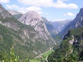 The view over Stalheim, Norway in August