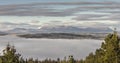 View over Strathpeffer from Craig Phadrig in Inverness.