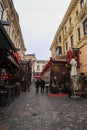 Narrow Street from Bucharest Old Town Royalty Free Stock Photo