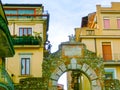 View over the street in Taormina, Sicily, Italy, Europe Royalty Free Stock Photo