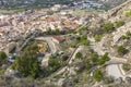 A view over the suburb of Mula city Royalty Free Stock Photo