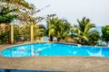 View over swimming pool Royalty Free Stock Photo