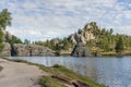 View over Sylvan Lake Royalty Free Stock Photo