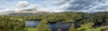 View over Tarn Hows in English Lake District Royalty Free Stock Photo