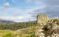 View over Tarn Hows in English Lake District Royalty Free Stock Photo