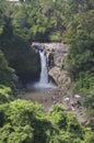 View over Tegenungan waterfall in Bali