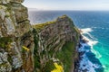 A view over the tip of the peninsula at the Cape of Good Hope, South Africa Royalty Free Stock Photo