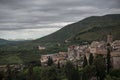 View over tivoli from the vialone terrace summer day Royalty Free Stock Photo