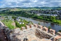 View over the town of Saarburg, Germany Royalty Free Stock Photo