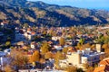 A view over the traditional mountain village of Kakopetria. Nicosia District. Cyprus Royalty Free Stock Photo
