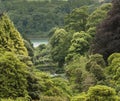 View over Trebah Gardens Royalty Free Stock Photo