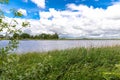 View over the Treene near Friedrichstadt Royalty Free Stock Photo